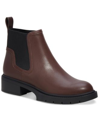 Women s Lenora Pull On Lug Sole Chelsea Booties