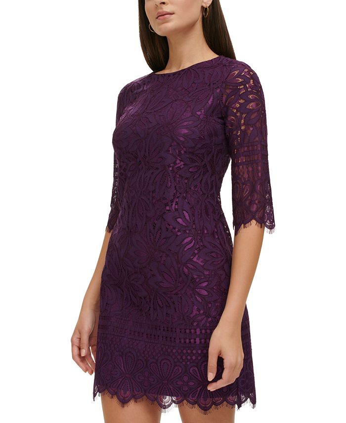 kensie Lace Sheath Dress Macy's