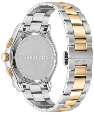 Salvatore Men's 1927 Swiss Chronograph Two-Tone Stainless Steel Bracelet Watch 42mm