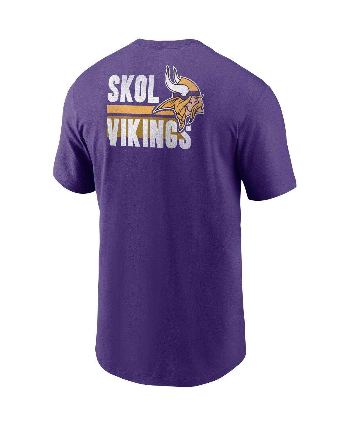 Shop Nike Men's  Purple Minnesota Vikings Blitz Essential T-shirt