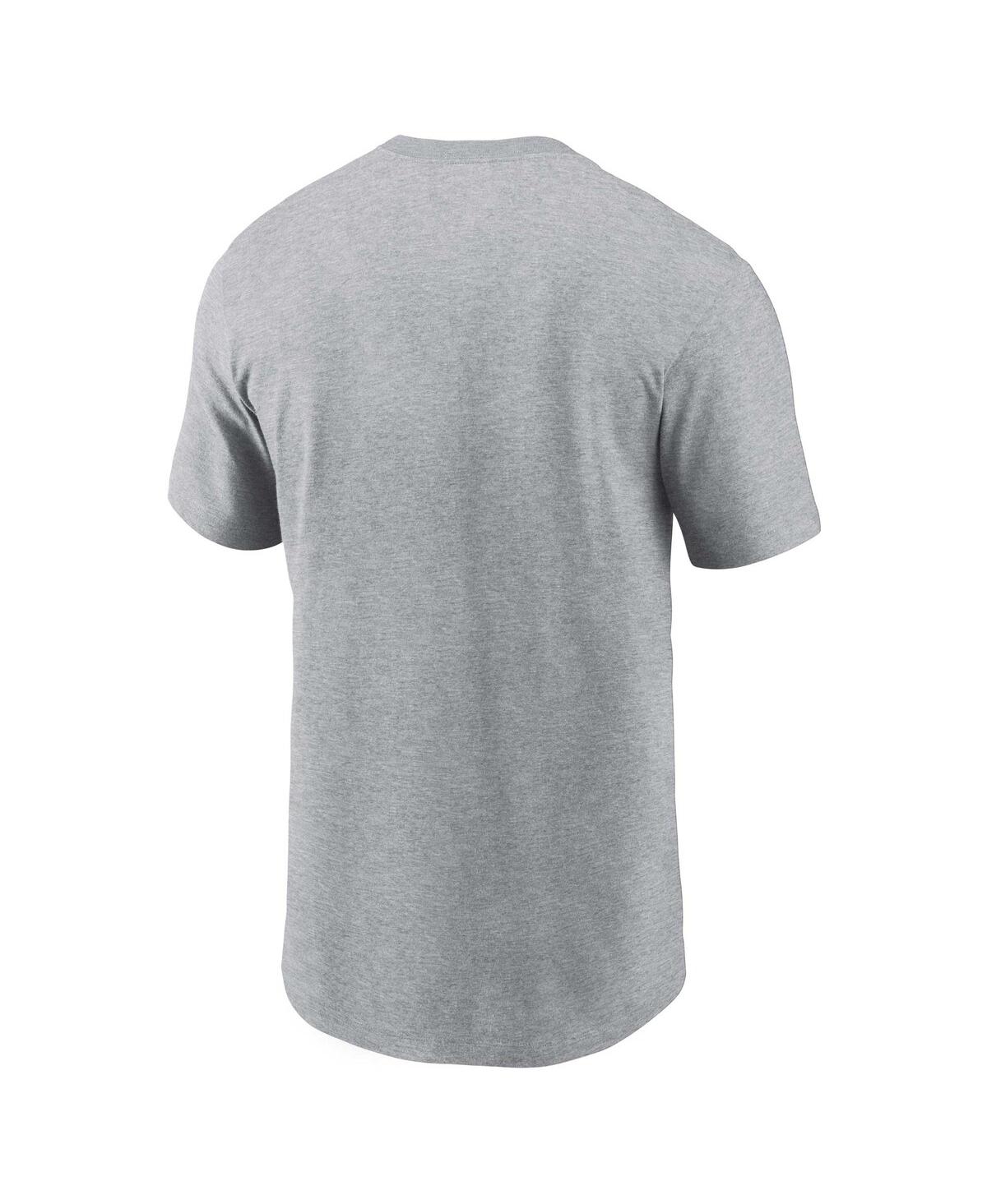 Nike Heathered Gray Seattle Seahawks Primary Logo T-shirt In Gray