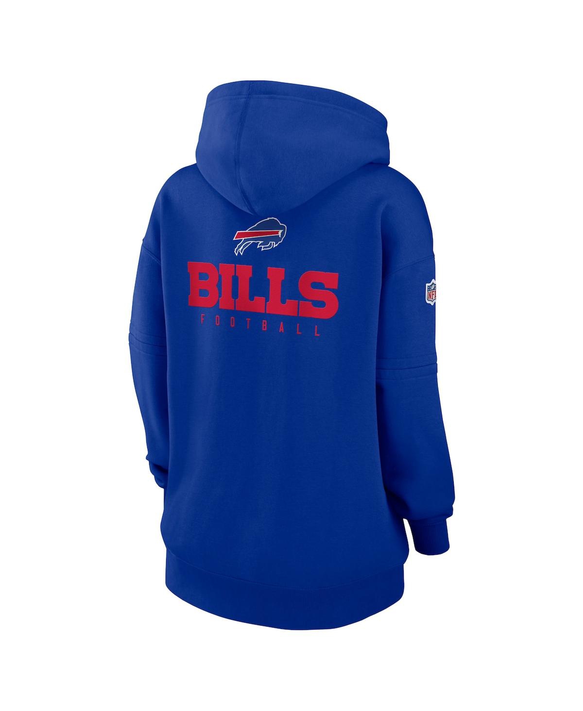 Nike Women's Royal Buffalo Bills 2023 Sideline Club Fleece Pullover Hoodie