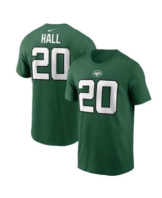 Men's Nike Breece Hall Green New York Jets Player Game Jersey Size: Medium