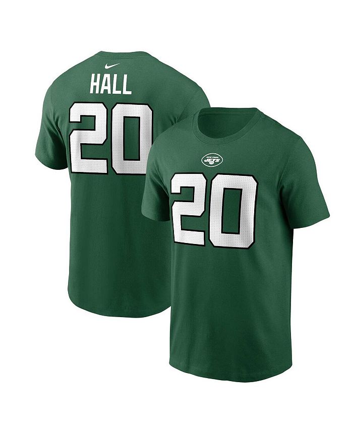 Nike Men's Breece Hall Green New York Jets Player Name and Number