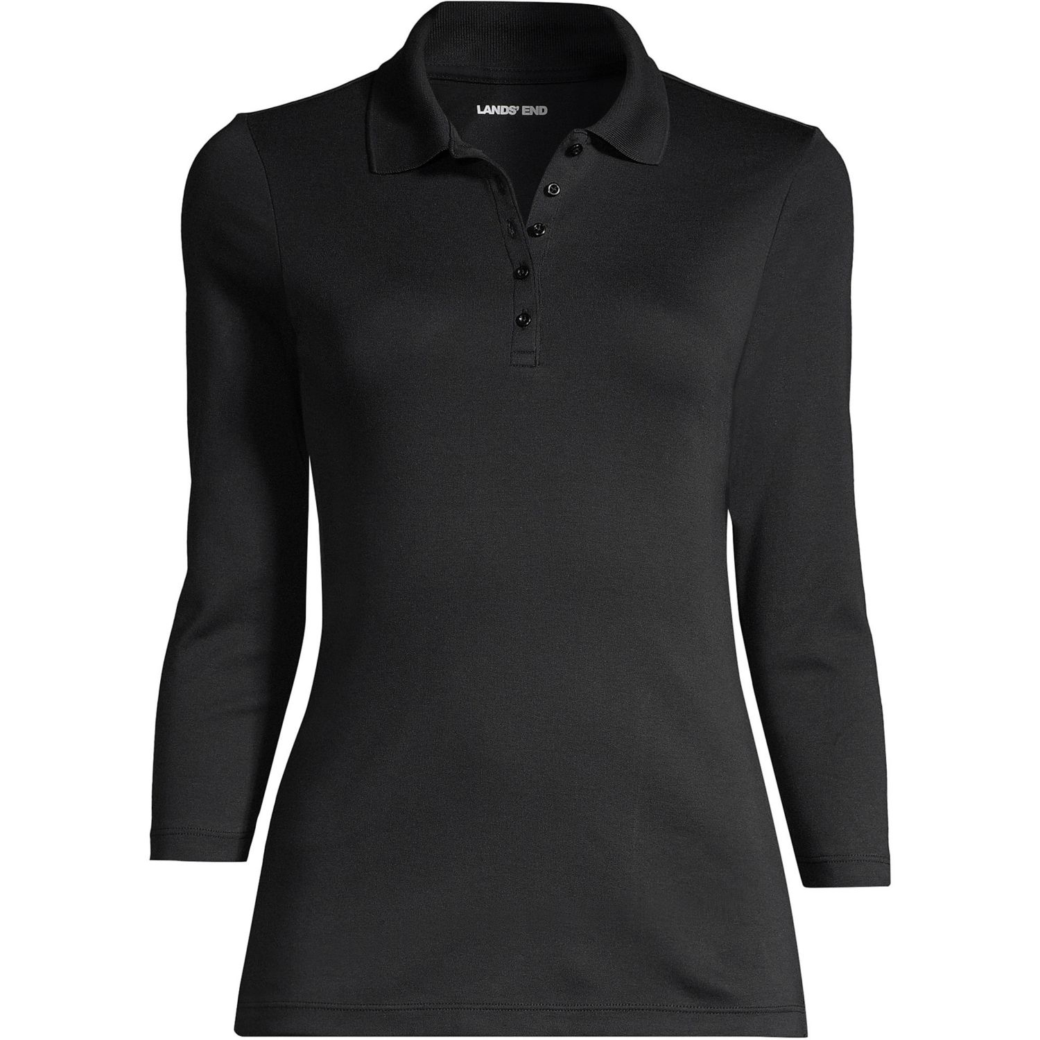 Women's 3/4 Sleeve Supima Cotton Polo Shirt