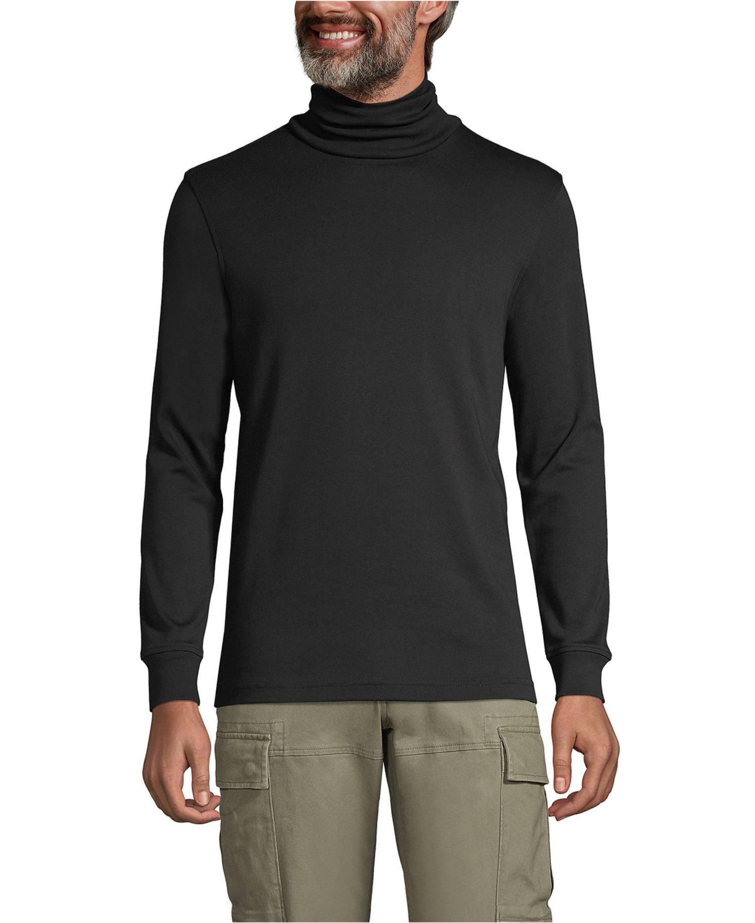 Men's Super Soft Supima Turtleneck T-Shirt
