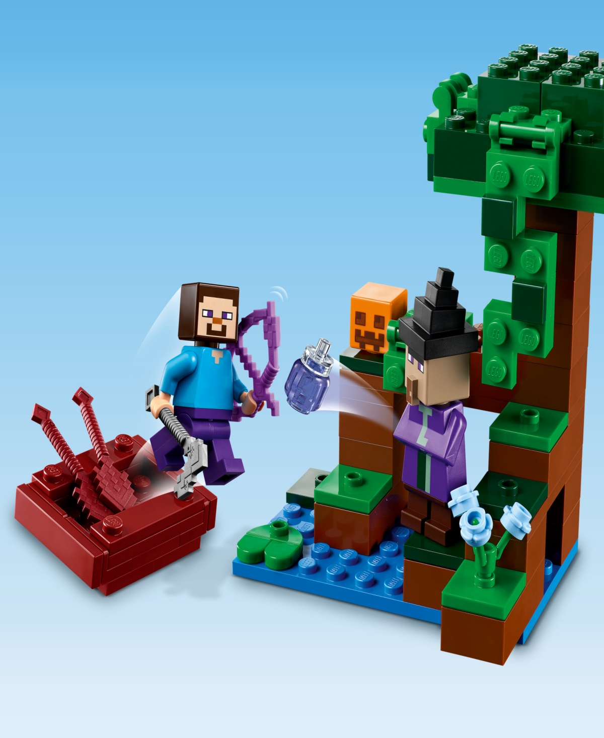 Lego Minecraft The Pumpkin Farm Building Toy Set 21248 In Multicolor