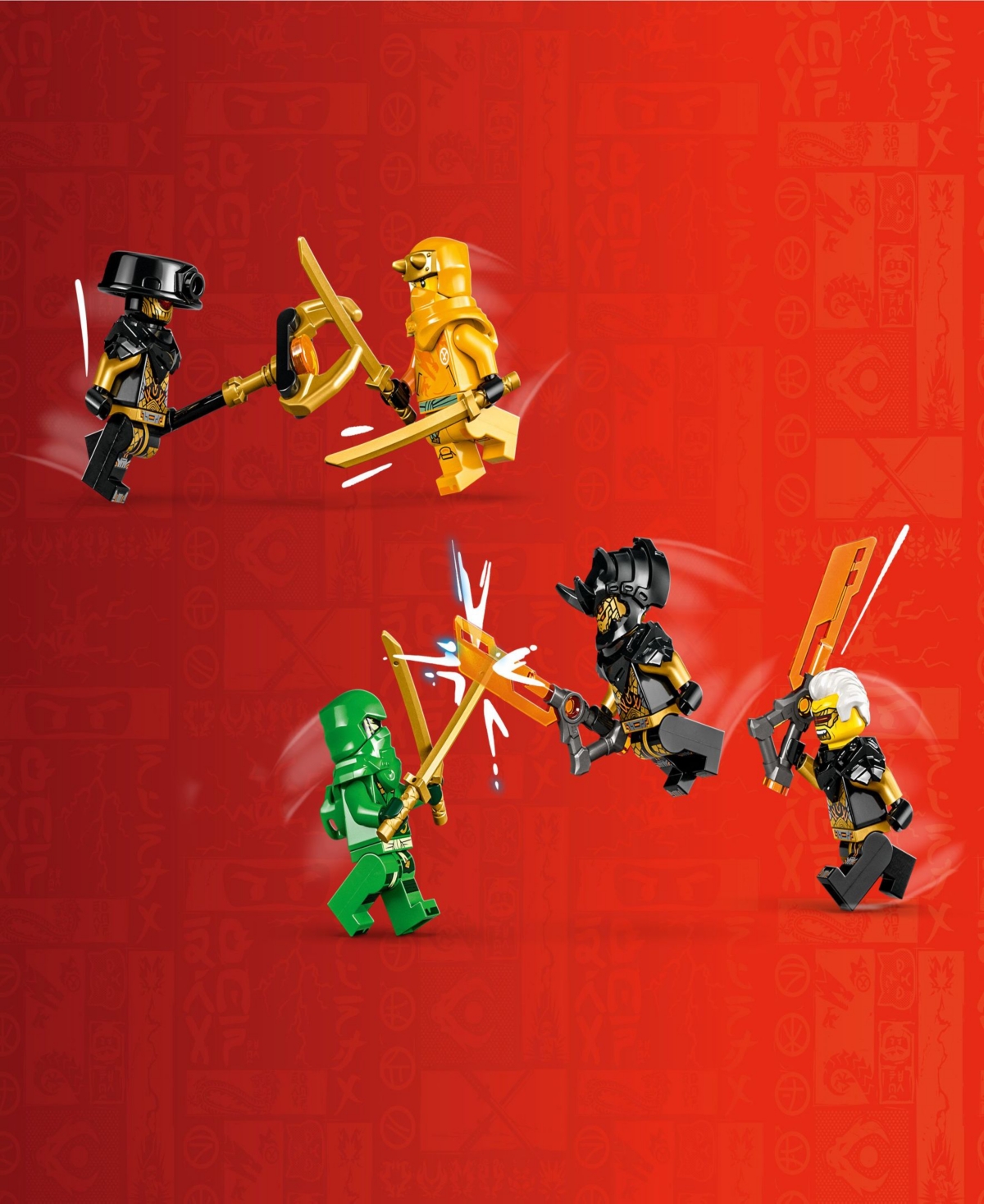 Shop Lego Ninjago 71794 Lloyd And Arin's Ninja Team Mechs Toy Building Set In Multicolor