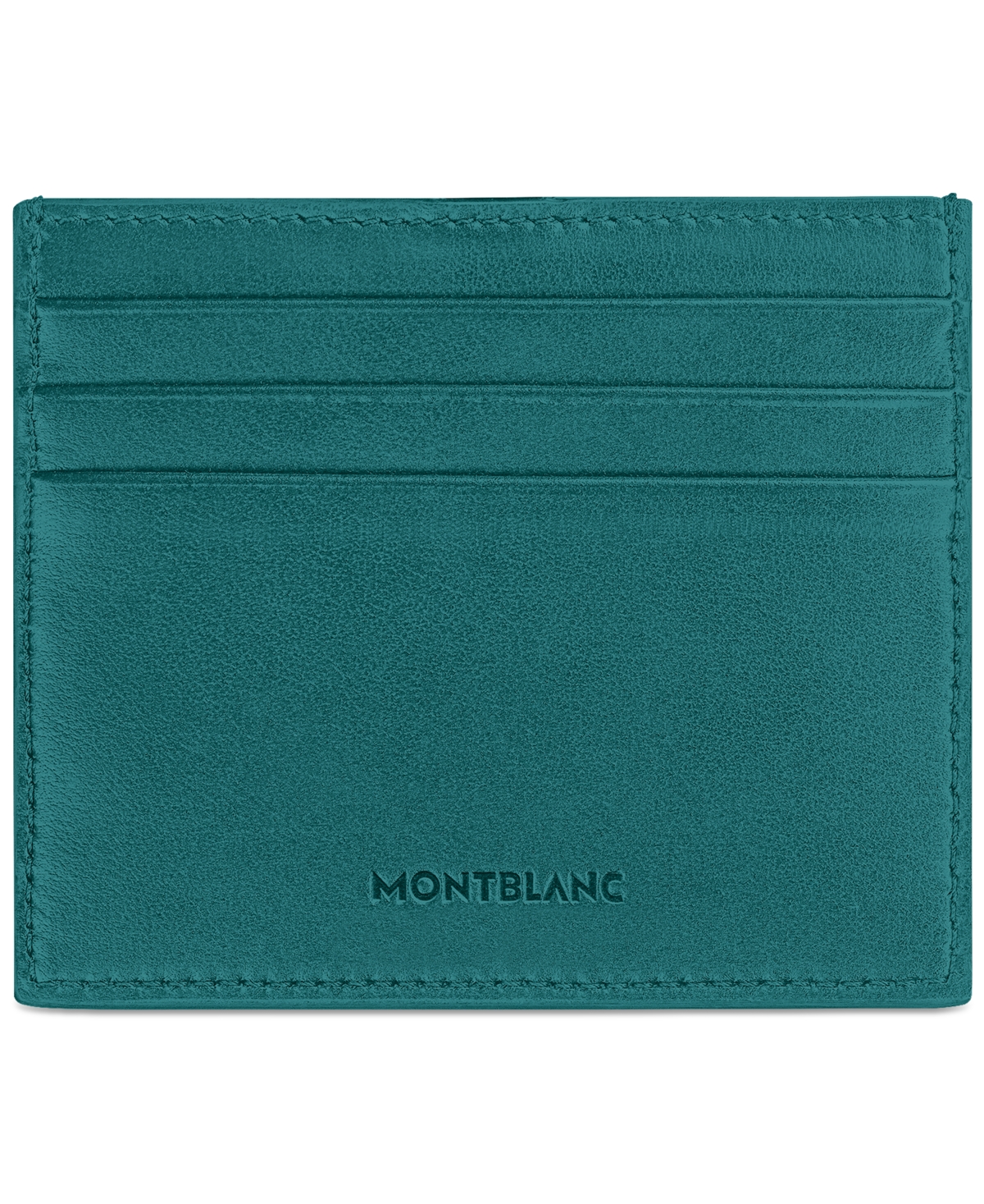 Montblanc Extreme 3.0 Leather 6cc Card Holder In Green