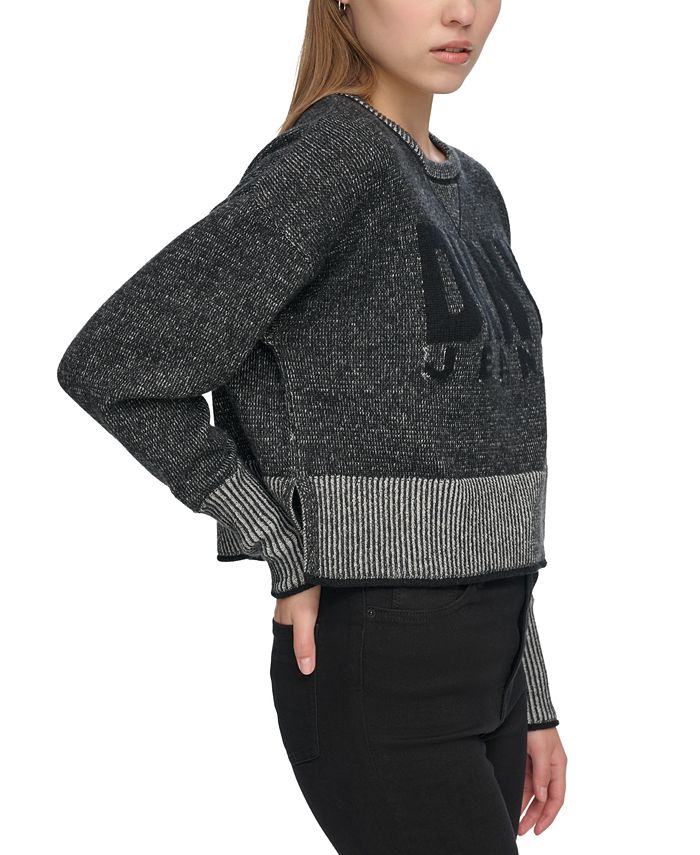 DKNY Jeans Women's Colorblocked Crewneck Sweater