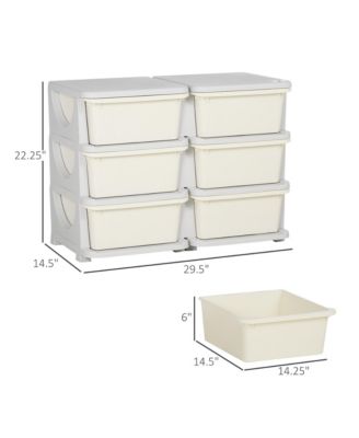 29.5&amp;#x22; 3 Tier Kids Storage Unit Dresser Tower,