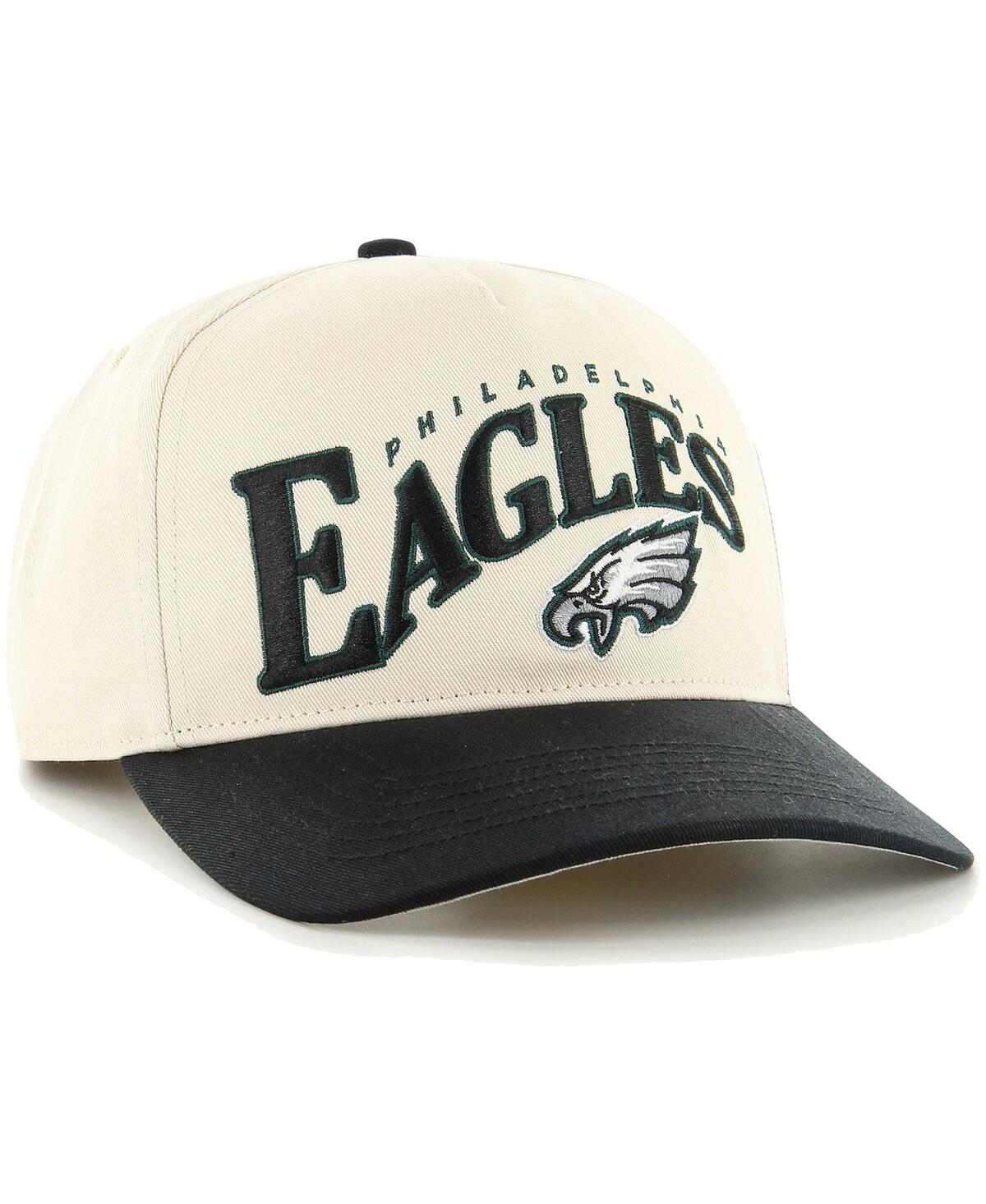 Men's '47 Brand Black Philadelphia Eagles Wave Hitch Adjustable Hat - Black