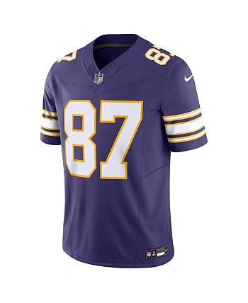 Men's Nike T.j. Hockenson White Minnesota Vikings Game Player Jersey