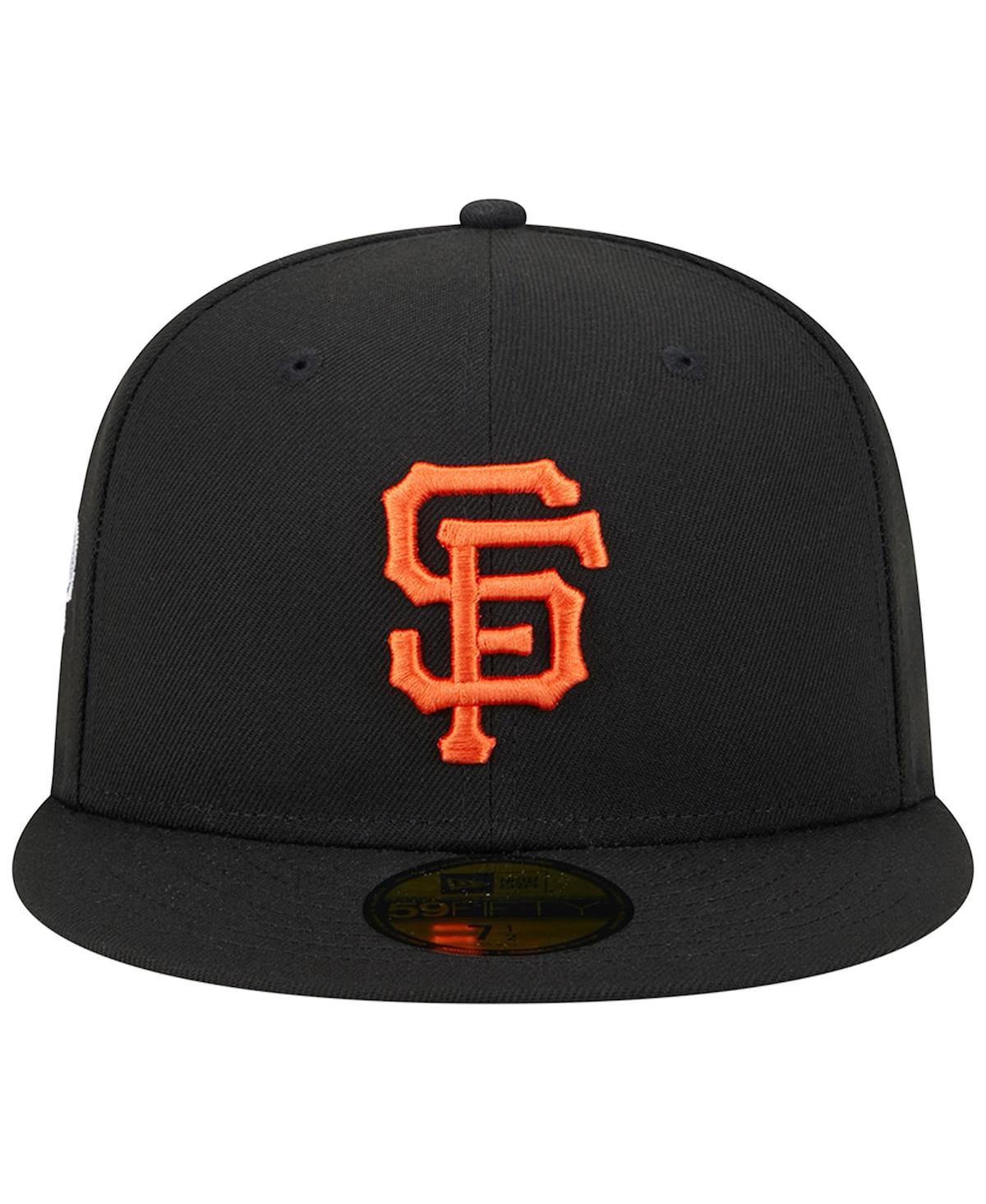 New Era Men's  Black San Francisco Giants 2010 World Series Side Patch 9fifty Snapback Hat In Black