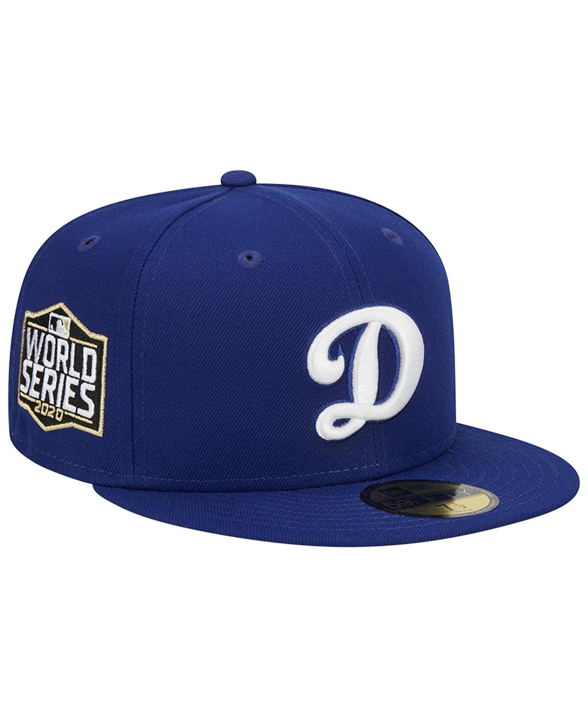 NEW ERA MEN'S NEW ERA ROYAL LOS ANGELES DODGERS ALTERNATE LOGO 2020 WORLD SERIES TEAM COLOR 59FIFTY FITTED H 