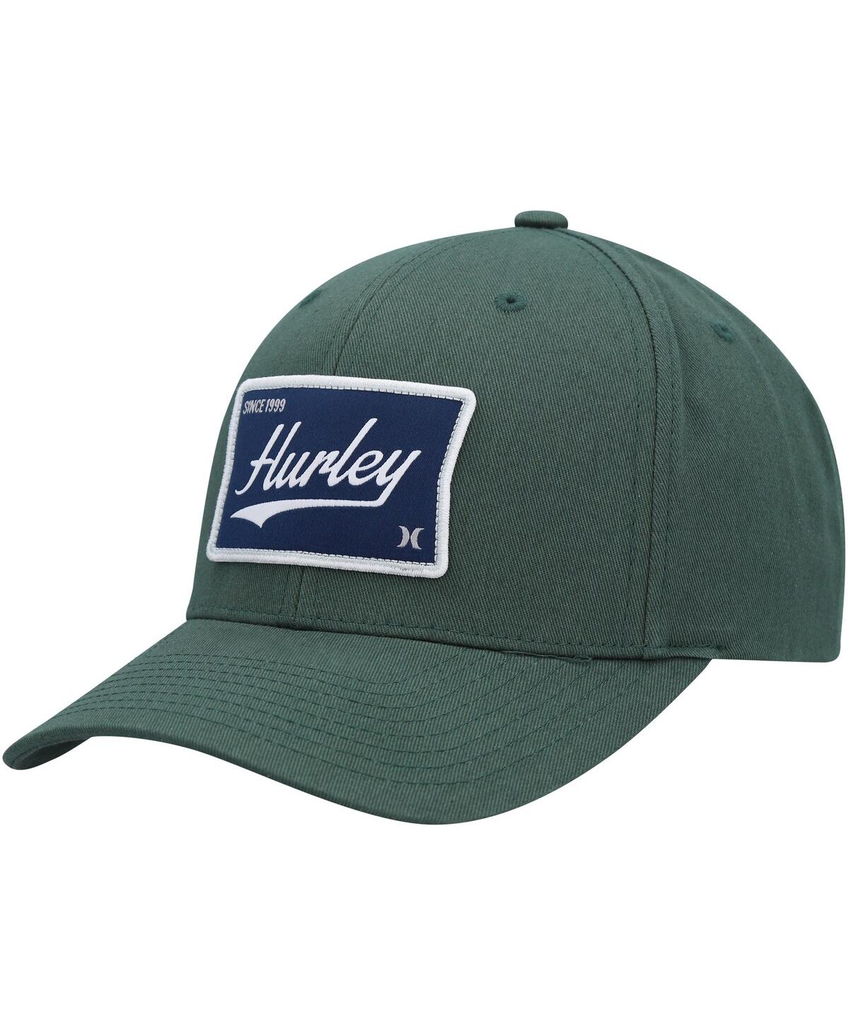 Men's Hurley Green Casper Snapback Hat - Green