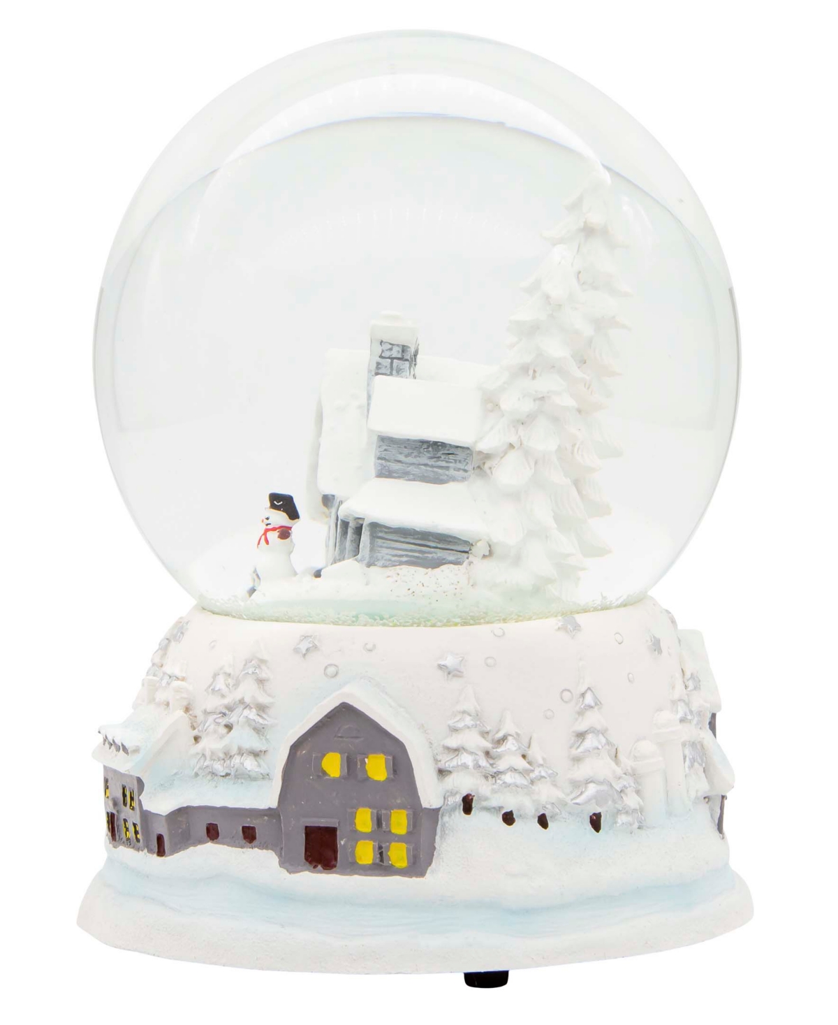 Kurt Adler 120mm Musical Snowy House Water Globe In Multicolored