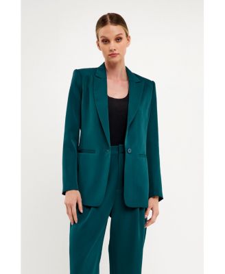 Women's Single-Breasted Blazer