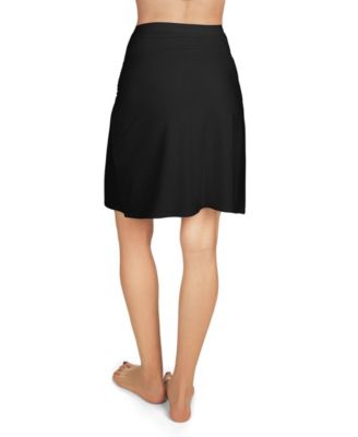 Women's Seamless High-Waisted Bonded Half Slip Skirt