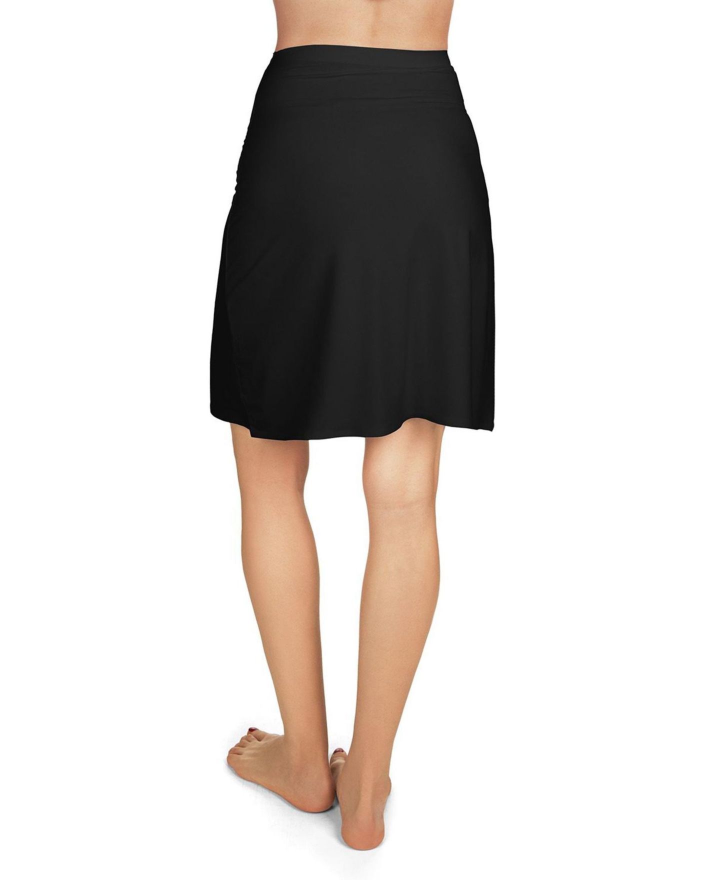 Женская юбка MeMoi Seamless High-Waisted Bonded Half Slip, цвет: Чёрный — фото 2