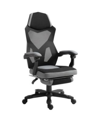 Vinsetto Cool & Stylish Gaming Chair Ergonomic Recliner w/ Thick