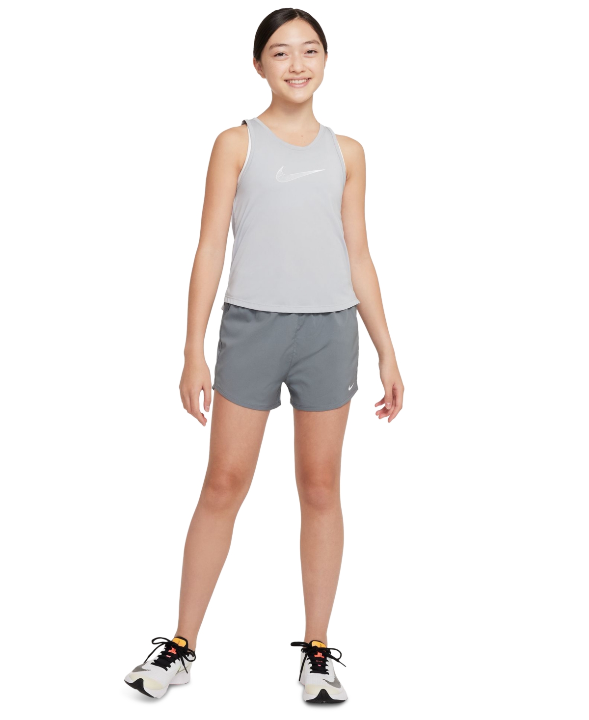Nike Big Girls One Dri-fit High-Waisted Woven Training Shorts