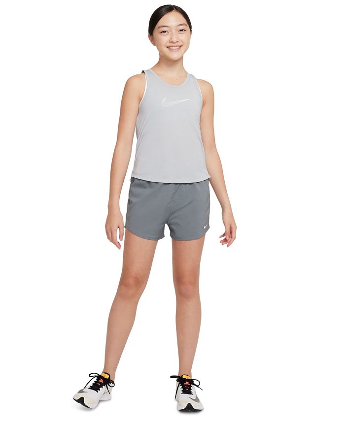 Nike Big Girls One Dri-FIT High-Waisted Woven Training Shorts - Macy's