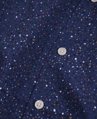 Men's Slim-Fit Textured Shirt