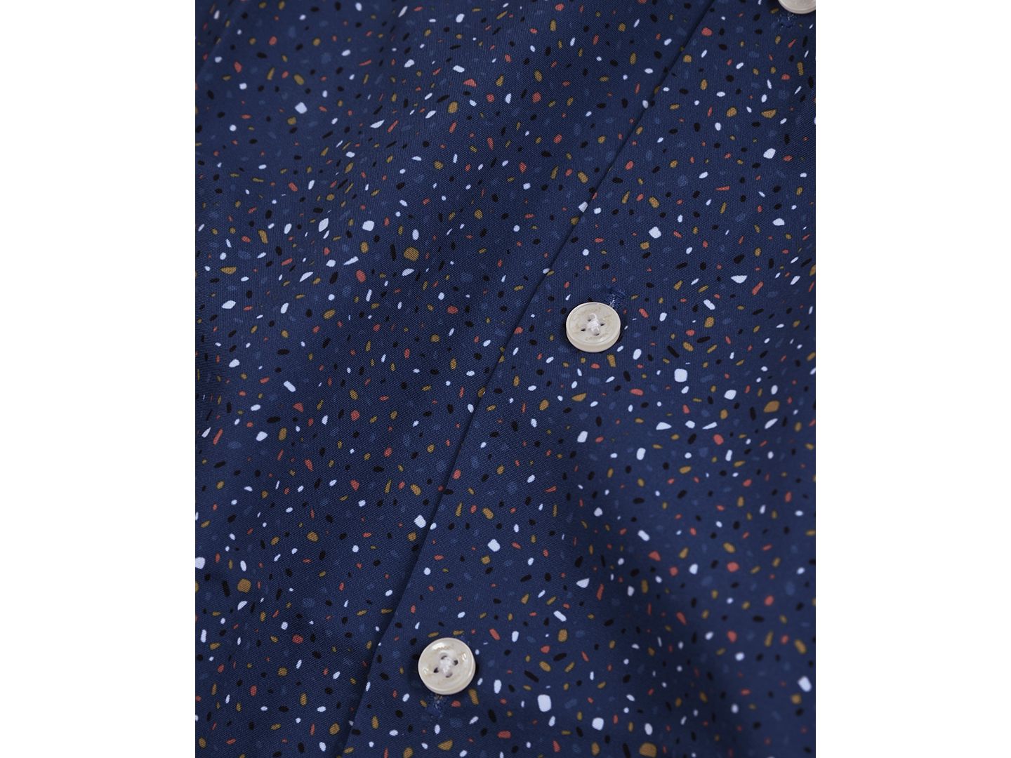 Мужская рубашка Ben Sherman Slim-Fit Textured, цвет: Тёмно-синий — фото 3