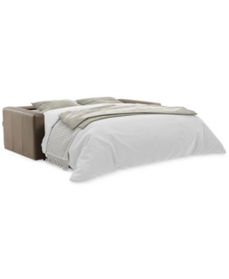 Shevrin Leather Sleeper Sofa, Created for Macy's