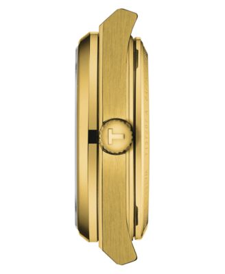Women's Swiss Automatic PRX Powermatic 80 Gold PVD Stainless Steel Bracelet Watch 35mm