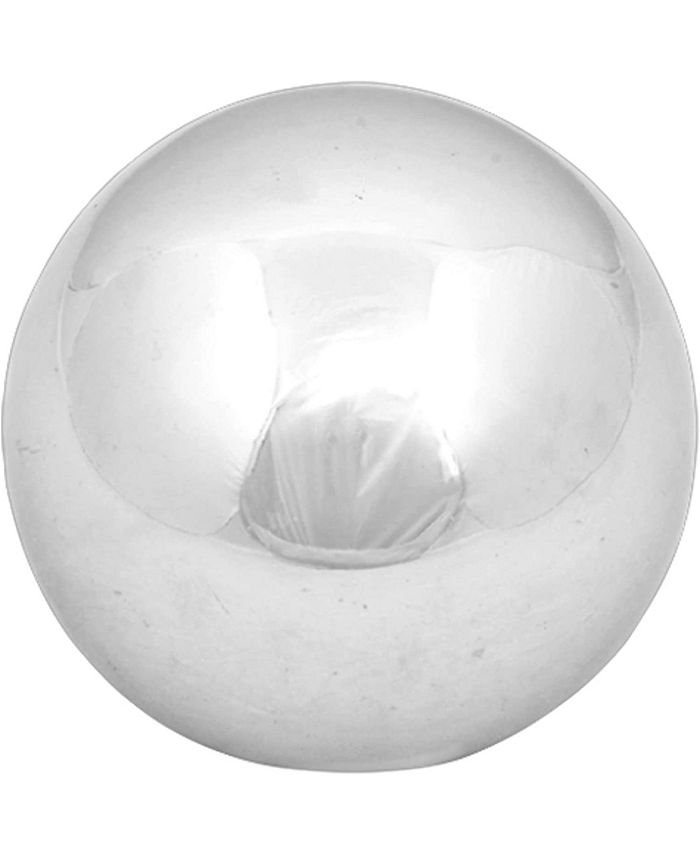 Esschert Design Stainless Steel Gazing Ball Garden Decoration, Silver