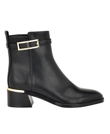 Calvin Klein Women s Jallis Block Heel Dress Booties Macy s