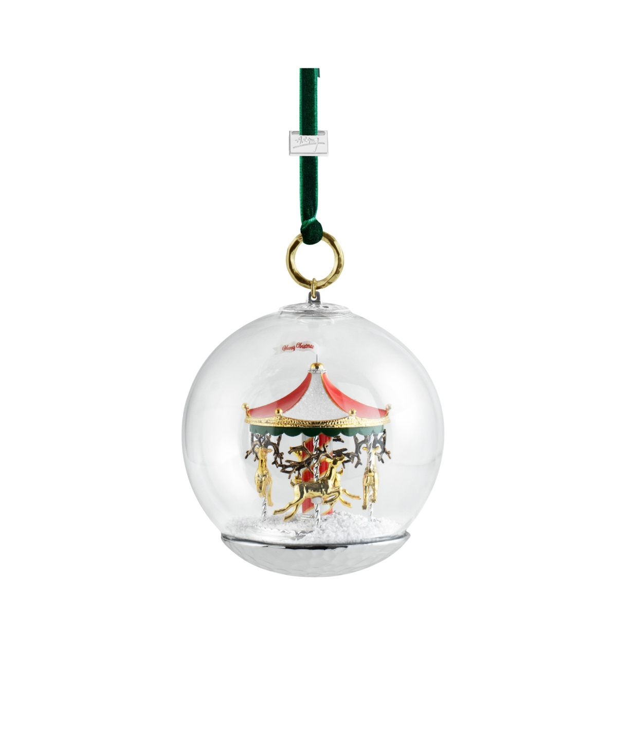 Michael Aram Merry Go Round Snow Globe Ornament In No Color