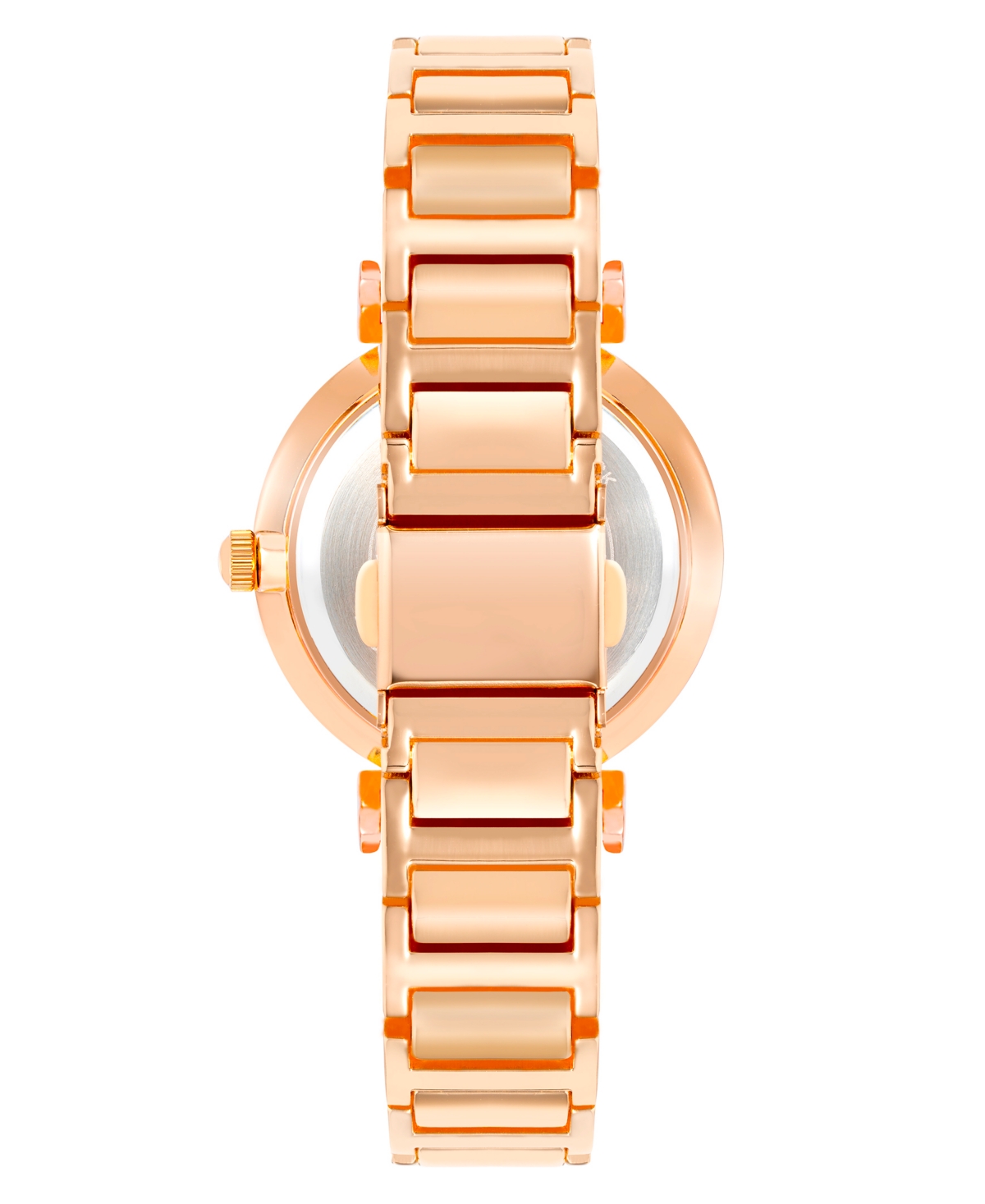 Anne Klein Women's Three Hand Quartz Rose Gold-tone Alloy With Gray Sunray Dial Watch, 32mm In Gray-rose Gold-tone