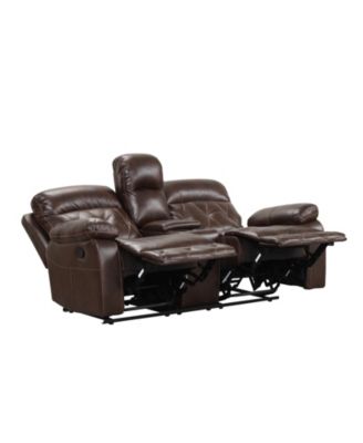 Wallace 73" Faux Leather Manual Recliner Loveseat