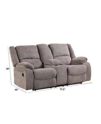 Hodge 78" Chenille Manual Recliner Loveseat
