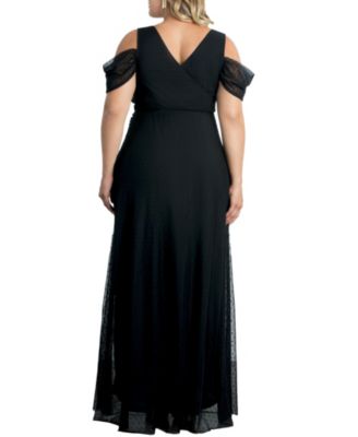 Plus Size Seraphina Mesh Gown