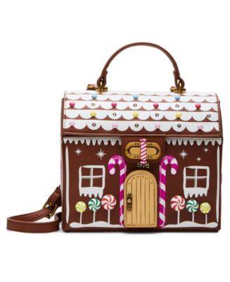 Betsey Johnson Gingerbread bones crossbody deals Black multicolor $98 - socks extra!