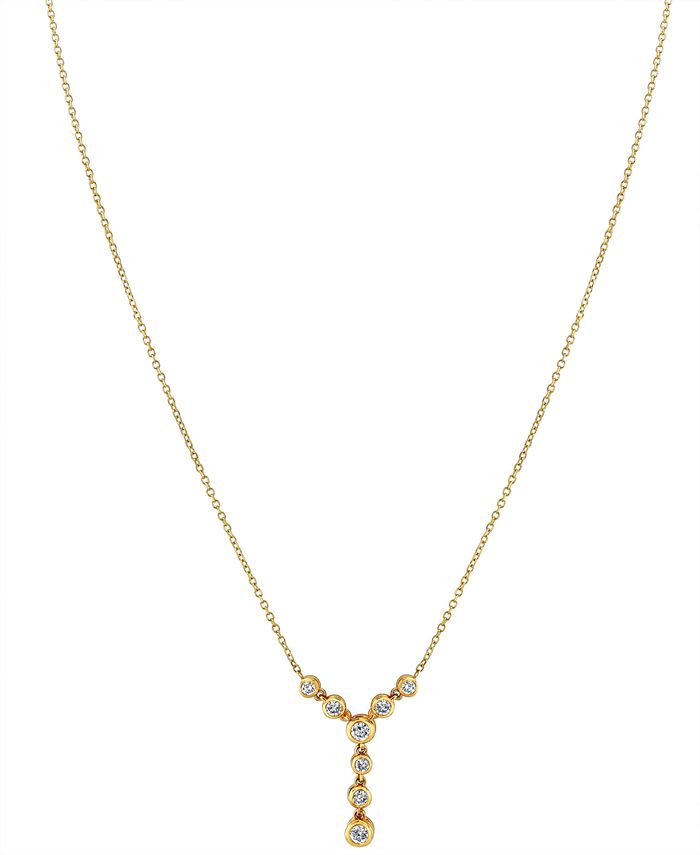 Sirena Energy Diamond Lariat Necklace (1/4 ct. t.w.) in 14k White or ...