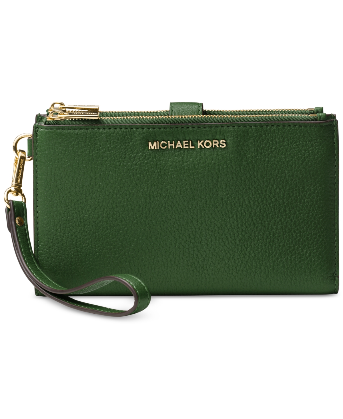 Adele double zip pebble leather crossbody on sale