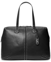 Devon Extra-Large Studded Pebbled Leather Tote Bag