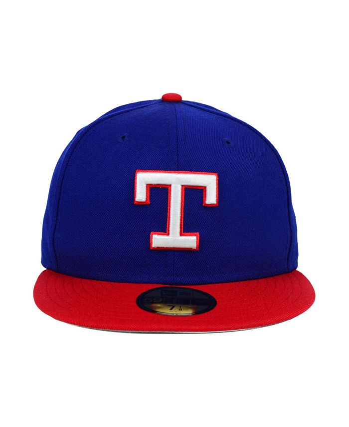 New Era Texas Rangers MLB Cooperstown 59FIFTY Cap - Macy's