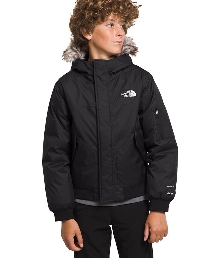 The North Face Jacket 600 Fill Goose Down Brown Puffer Girls Kids