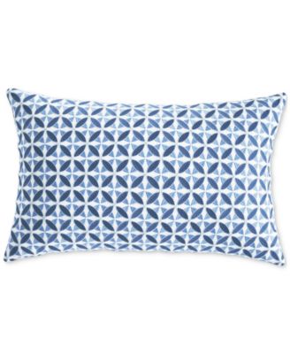Charter Club - Foulard Geo Decorative Pillow, 14" x 20", Created for Macy's
