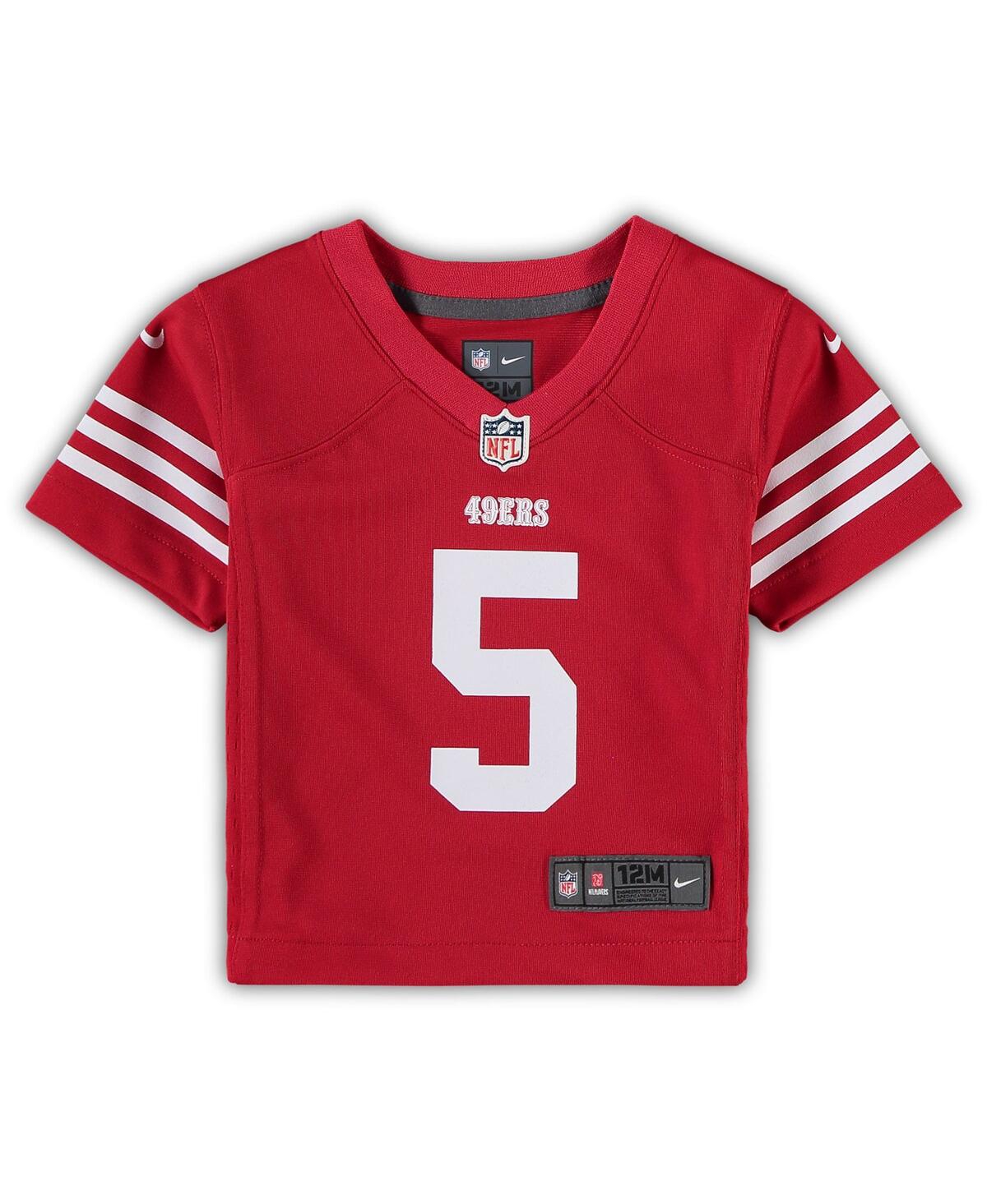 Infant Boys and Girls Nike Trey LanceSan Francisco 49ers Player Game Jersey - Scarlet