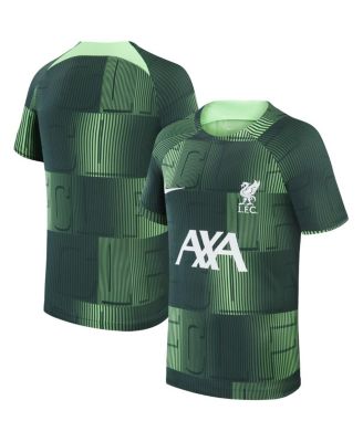 Nike Big Boys and Girls Green Liverpool 2023/24 Away Pre