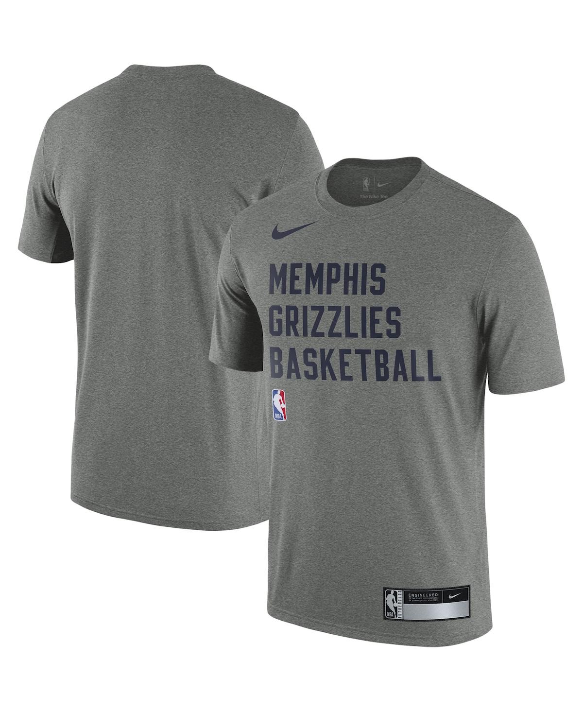 Men's NikeMemphis Grizzlies 2023/24 Sideline Legend Performance Practice T-shirt - Heather Gray