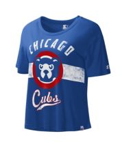 Women's Refried Apparel Royal Chicago Cubs Cropped T-Shirt Size: Medium