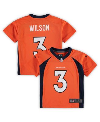 Preschool Boys and Girls Nike Russell Wilson Orange Denver Broncos Game Jersey Macy s